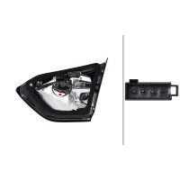 Rear Light left W5W Bulb technology HELLA for e.g. OPEL CROSSLAND