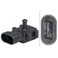 Boost pressure sensor 3-pin HELLA
