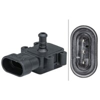 Sensor Intake Manifold Pressure 3-pin screwed HELLA for...
