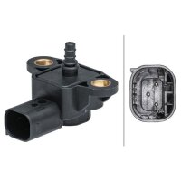 Sensor Ladedruck geschraubt mit Dichtung HELLA für...
