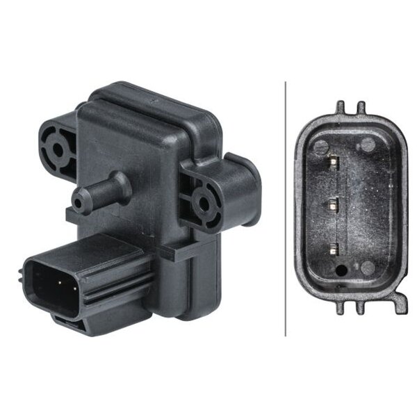 Sensor Intake Manifold Pressure 3-pin screwed HELLA fits FORD