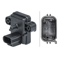 Sensor Intake Manifold Pressure 3-pin screwed HELLA fits...