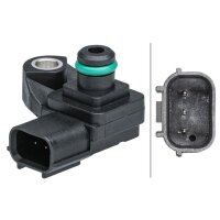 Boost pressure sensor screwed with gasket HELLA for HONDA...