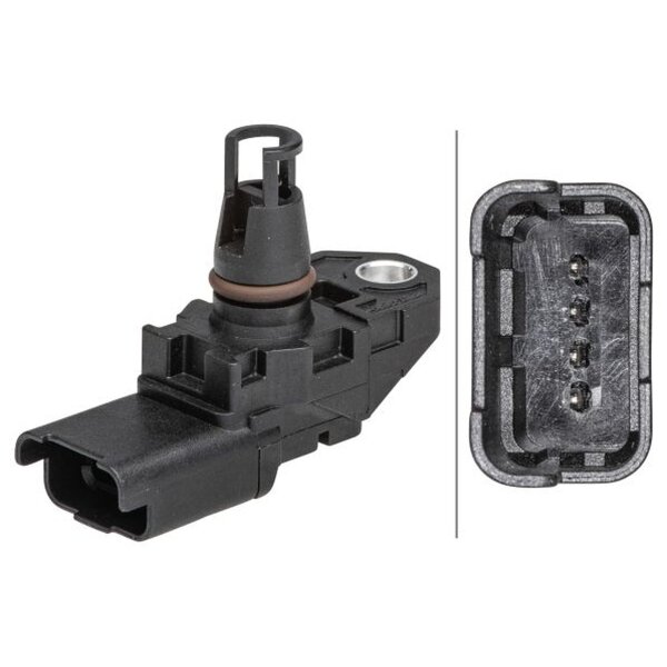 Sensor Ansauglufttemperatur 4-polig HELLA für u.a. CITROËN C4