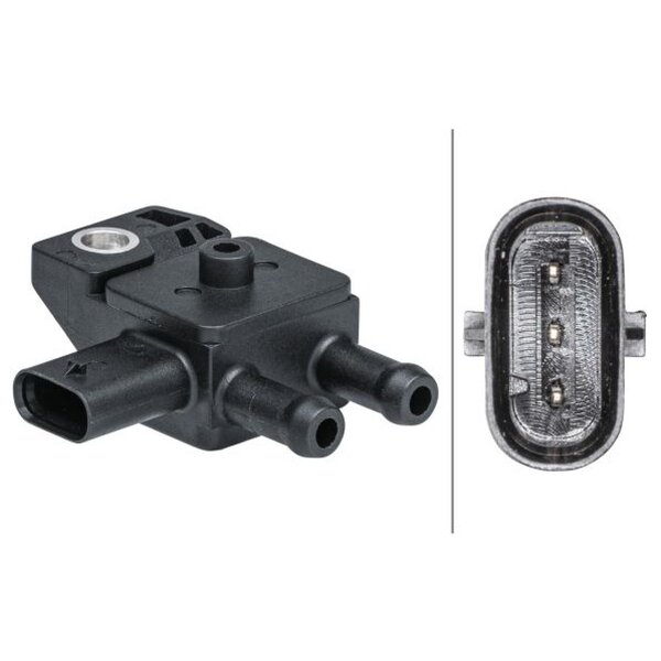 Sensor Abgasdruck HELLA für BMW 5 (F10)