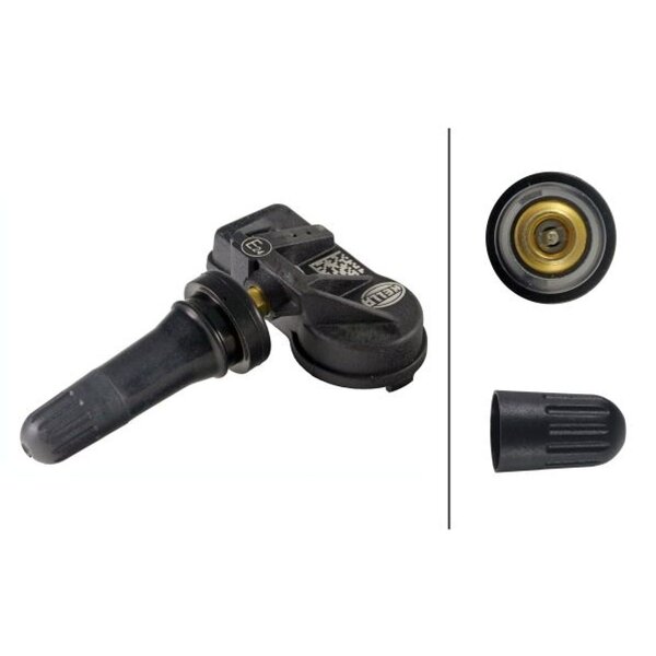 Wheel sensor tyre pressure monitoring system 4 Nm HELLA for ALFA ROMEO Giulia