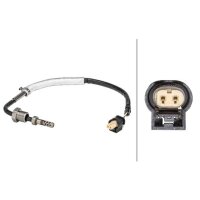 Sensor Abgastemperatur 2-polig 230 mm Kabel HELLA...