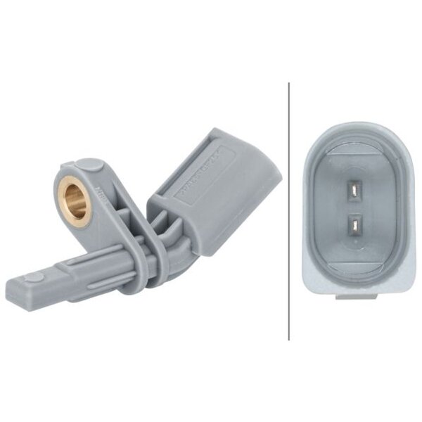 Wheel speed sensor 2-pole active sensor HELLA