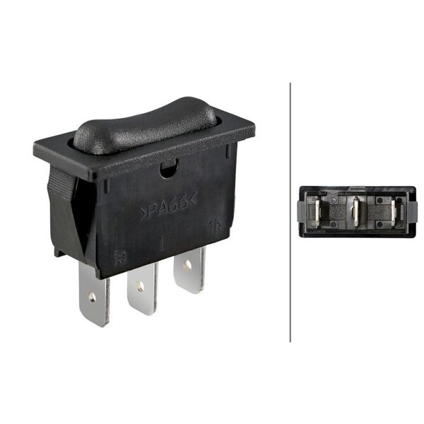 Schalter Innenraumleuchte Ein/Aus Schalter mechanisch 3-polig HELLA universell