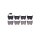 Brake pad set, disc brake 17.9mm HELLA for AUDI A4 Avant and others