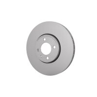 2 Brake Discs externally ventilated Ø 65 mm 25 mm HELLA fits VW UP