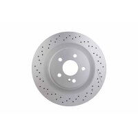 2 Brake Discs internally ventilated Ø 67 mm 26 mm HELLA suitable for e.g. MB CLK