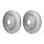 2 Brake Discs internally ventilated Ø 67 mm 26 mm HELLA suitable for e.g. MB CLK