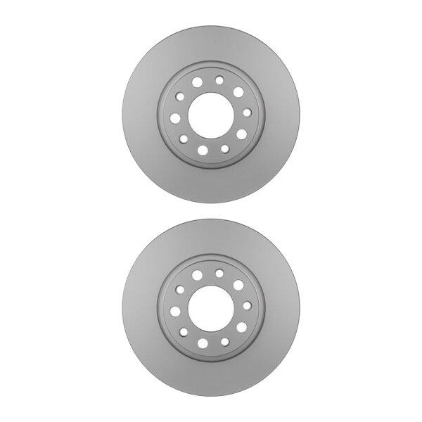 2 Bremsscheiben voll Ø 70 mm 12 mm HELLA passend für u.a. JEEP CHEROKEE