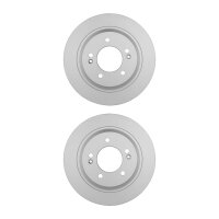 2 Brake Discs full Ø 76 mm 10 mm HELLA suitable...