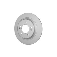 2 Brake Discs full Ø 76 mm 10 mm HELLA suitable for e.g. HYUNDAI KONA