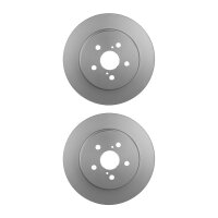 2 Brake Discs full Ø 55 mm 10 mm HELLA suitable...