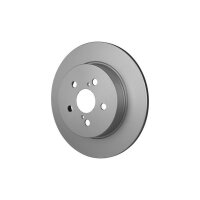 2 Brake Discs full Ø 55 mm 10 mm HELLA suitable for e.g. MAZDA 2