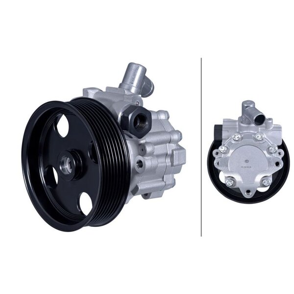 Hydraulic steering pump 125 bar HELLA for MERCEDES-BENZ GL-Class and others
