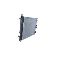 Radiator Engine cooling fins soldered 610 - 545 mm aluminium NRF for MB M-CLASS