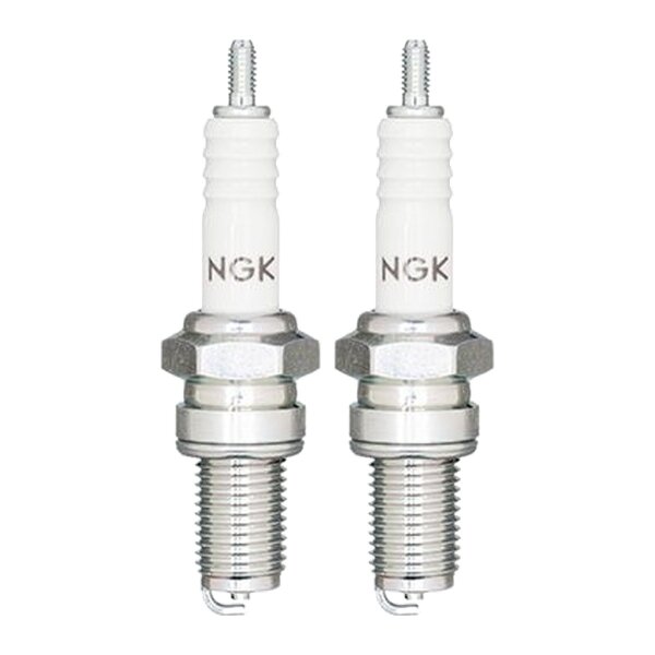 2 Spark Plugs with flat seal seat NGK Quick for YAMAHA...