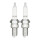 2 Spark Plugs with flat seal seat NGK Quick for YAMAHA and others
