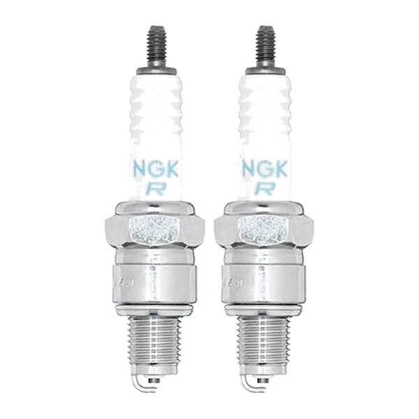 2 Zündkerzen mit Flachdichtsitz NGK Quick...
