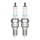 2 Spark Plugs with flat seal seat NGK Quick Aftermarket Expertise for HONDA