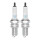 2 Spark Plugs with flat seal seat NGK Quick for YAMAHA and others