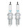 2 Spark Plugs with flat seal seat NGK Quick for SUZUKI and others