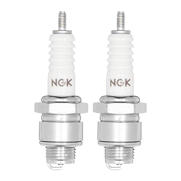 2 Zündkerzen mit Flachdichtsitz NGK Quick...