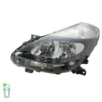 Headlight left W5W halogen electric VALEO suitable for e.g. RENAULT CLIO