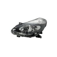 Headlight left W5W halogen electric VALEO suitable for e.g. RENAULT CLIO