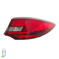 Rückleuchte links ohne Glühlampen ohne Kennzeichenlicht VALEO für OPEL ASTRA