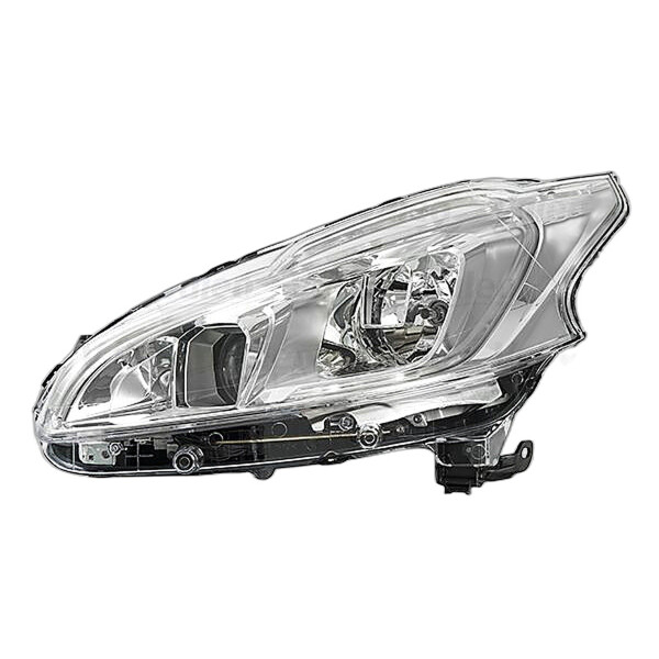 Headlight left H7 halogen electric VALEO IAM-Expertise suitable for PEUGEOT 208