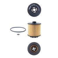 Ölfilter Doppelriemenscheibe 132mm MAHLE für...