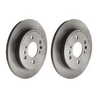 2 brake discs full Ø 239 mm 9 mm coated BREMBO for...