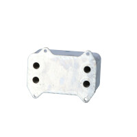 Oil cooler Anti engine oil overheating 202 mm - 112 mm NRF for e.g. DAF CF