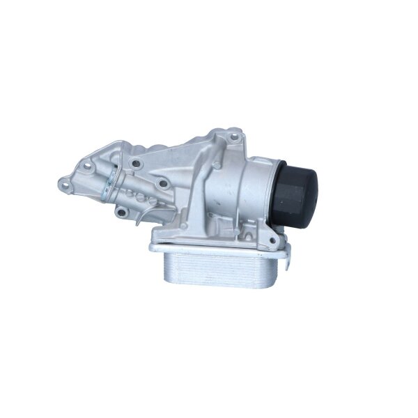 Housing oil filter water-cooled with filter NRF for e.g. MERCEDES-BENZ C-CLASS