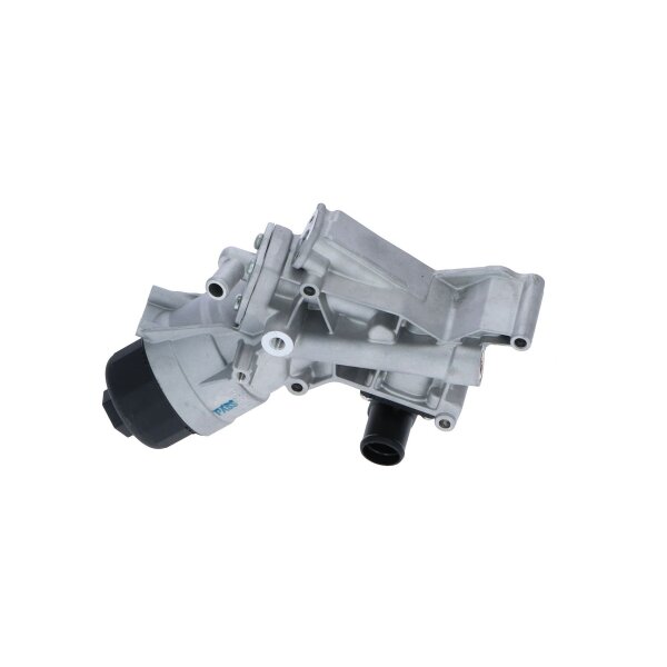 Housing oil filter with oil cooler filter NRF for e.g. OPEL CORSA