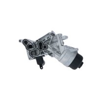 Housing oil filter with oil cooler filter NRF for e.g. OPEL CORSA
