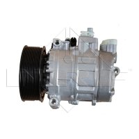 Kompressor Klimaanlage mit Keilrippenriemenscheibe 130mm...