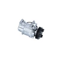 Air conditioning compressor 12 V Ø 115 mm H12A NRF suitable for e.g. MAZDA 5
