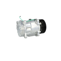 Air conditioning compressor 12 V Ø 120 mm SD7V16 NRF for e.g. RENAULT TRUCKS
