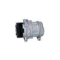 Air conditioning compressor 12 V Ø 110 mm R 134a CVC NRF for e.g. FIAT 500L