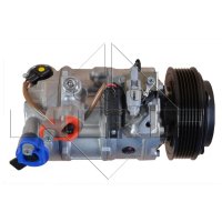 Kompressor Klimaanlage mit Keilrippenriemenscheibe 110mm...