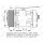 Klimakompressor für optimierte Verbrennung 12 V Ø 119 mm SD7H15-7822 NRF