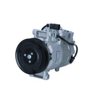 Air conditioning compressor 12 V Ø 110 mm R 134a 6SEU14C NRF for e.g. AUDI A7