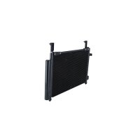 Air conditioning condenser with sealing ring NRF for CHEVROLET MATIZ and others