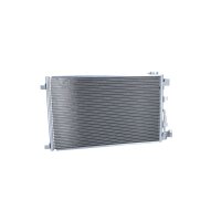 Air conditioning condenser with sealing ring NRF for NISSAN QASHQAI and others